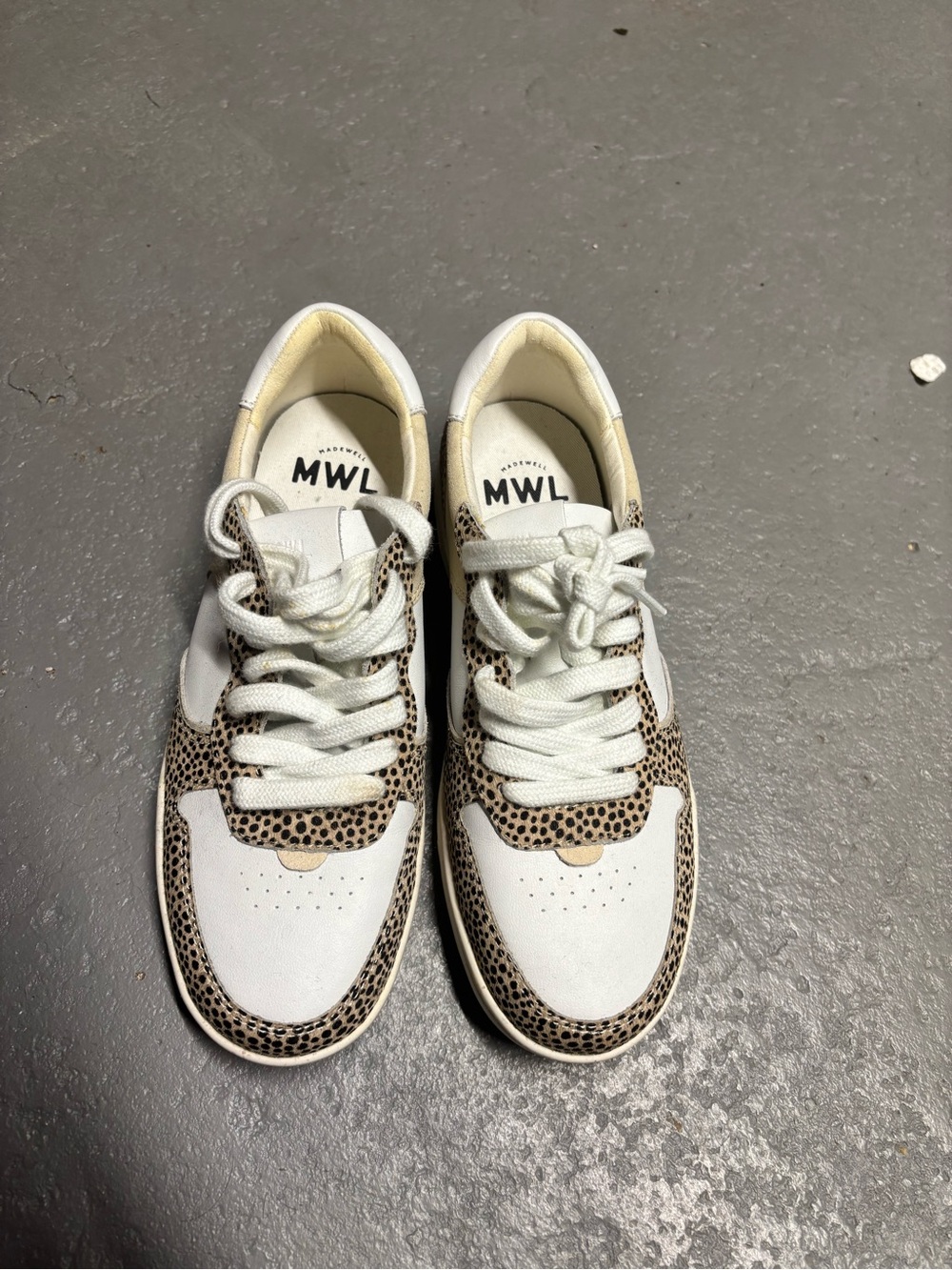 Madewell Multi Spotted Calf Hair Sneakers
